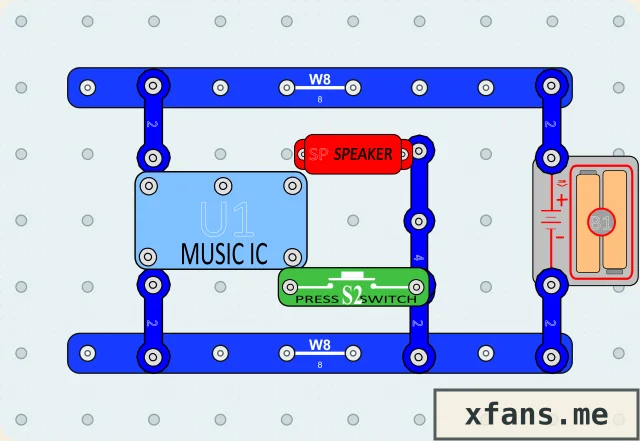 Musical Doorbell final circuit diagram