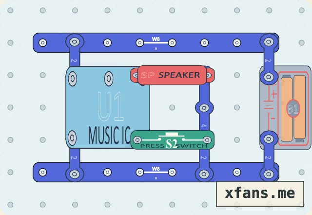 Musical Doorbell final circuit diagram