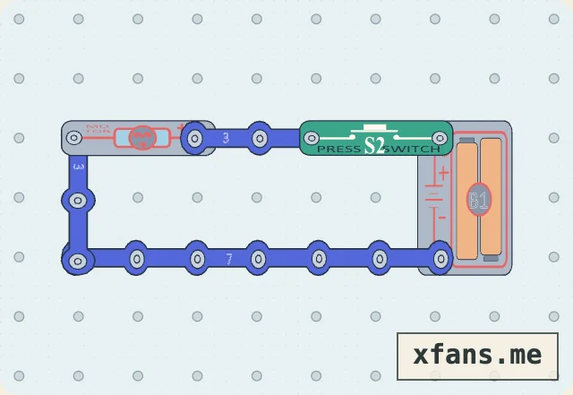 Pushbutton Fan final circuit diagram