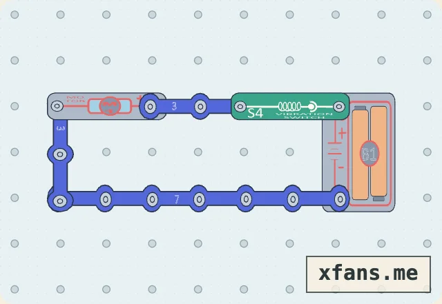 Tap-Triggered Motor final circuit diagram